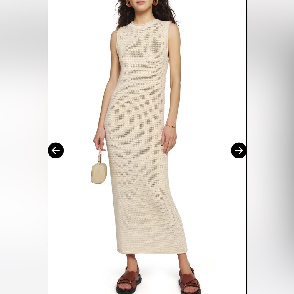 Reformation Cream Nolan Dress